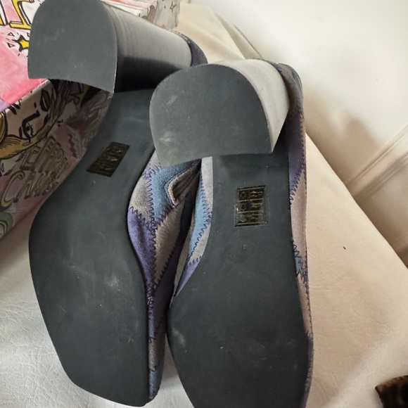 NIB Jeffrey Campbell Versus Boots in Blue Multi - Picture 13 of 13